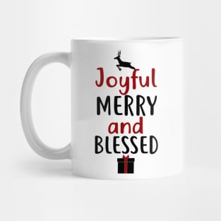 Joyful, Merry and Blessed Mug